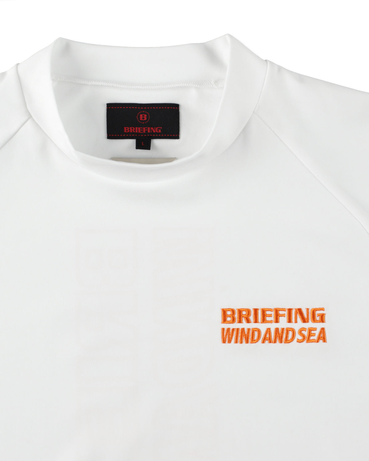 美品　WIND AND SEA × BRIEFING サイドロゴ　トレーナー BRIEFING x WDS MOCK NECK TEE – WIND AND SEA