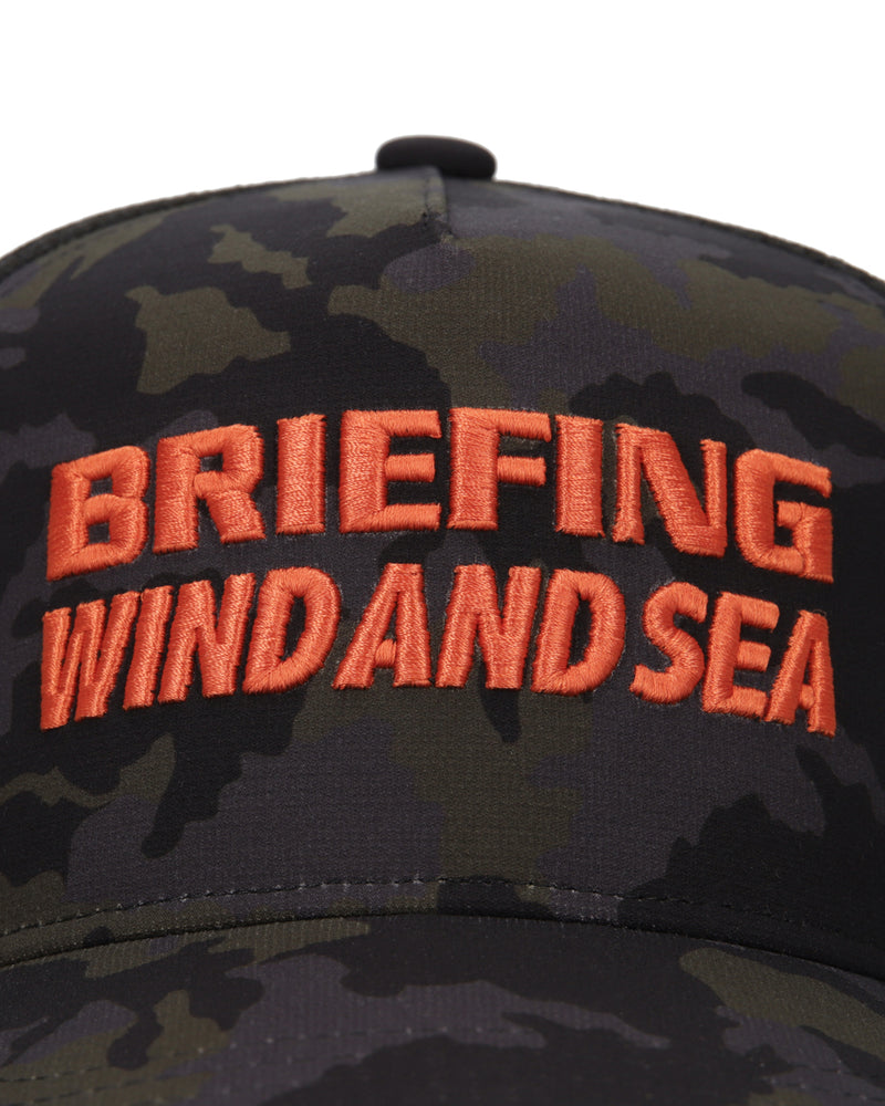 BRIEFING x WDS CAMO MESH CAP