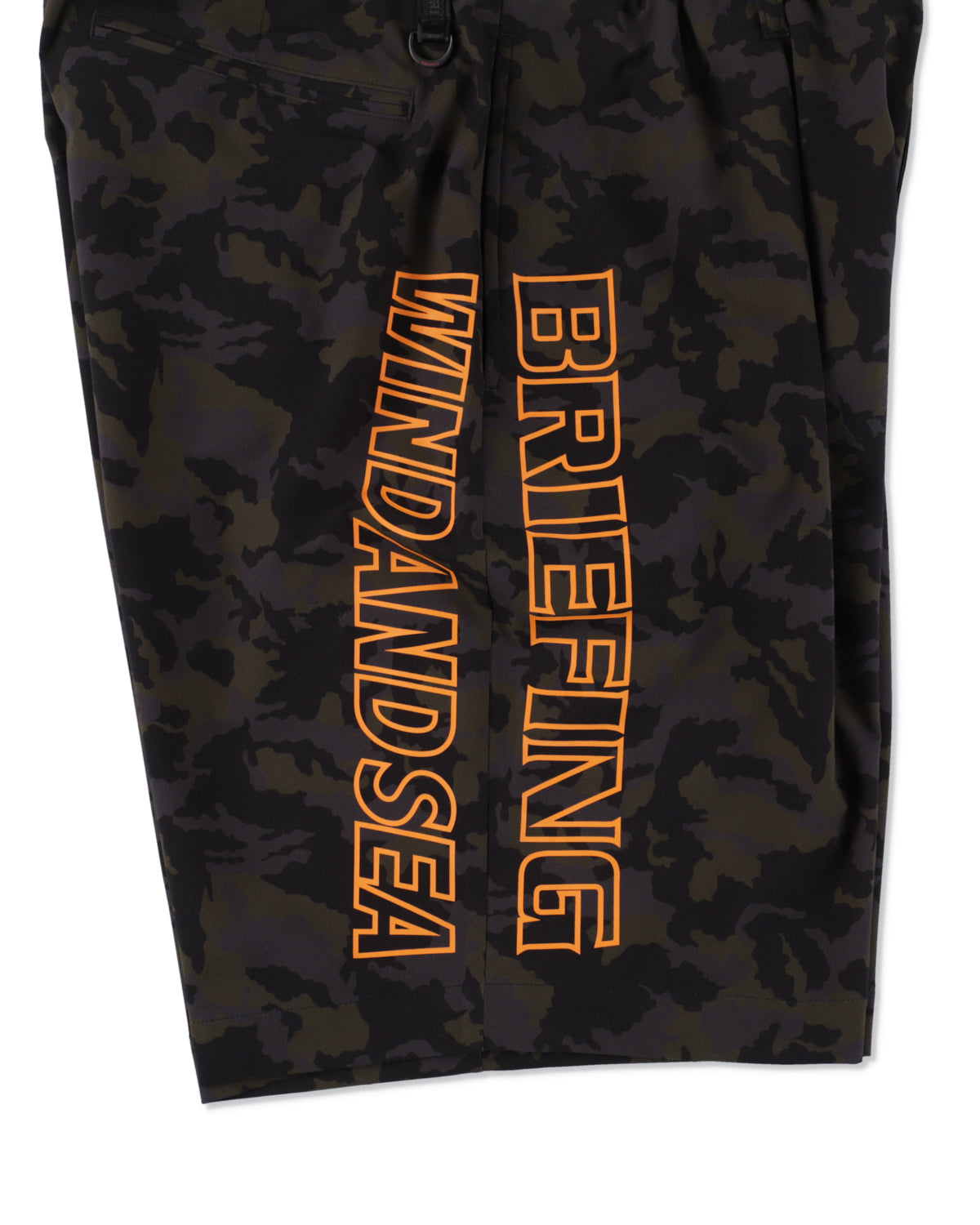 BRIEFING x WDS CAMO WIDE SHORTS – WIND AND SEA