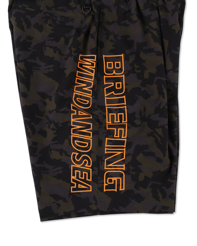 BRIEFING x WDS CAMO WIDE SHORTS