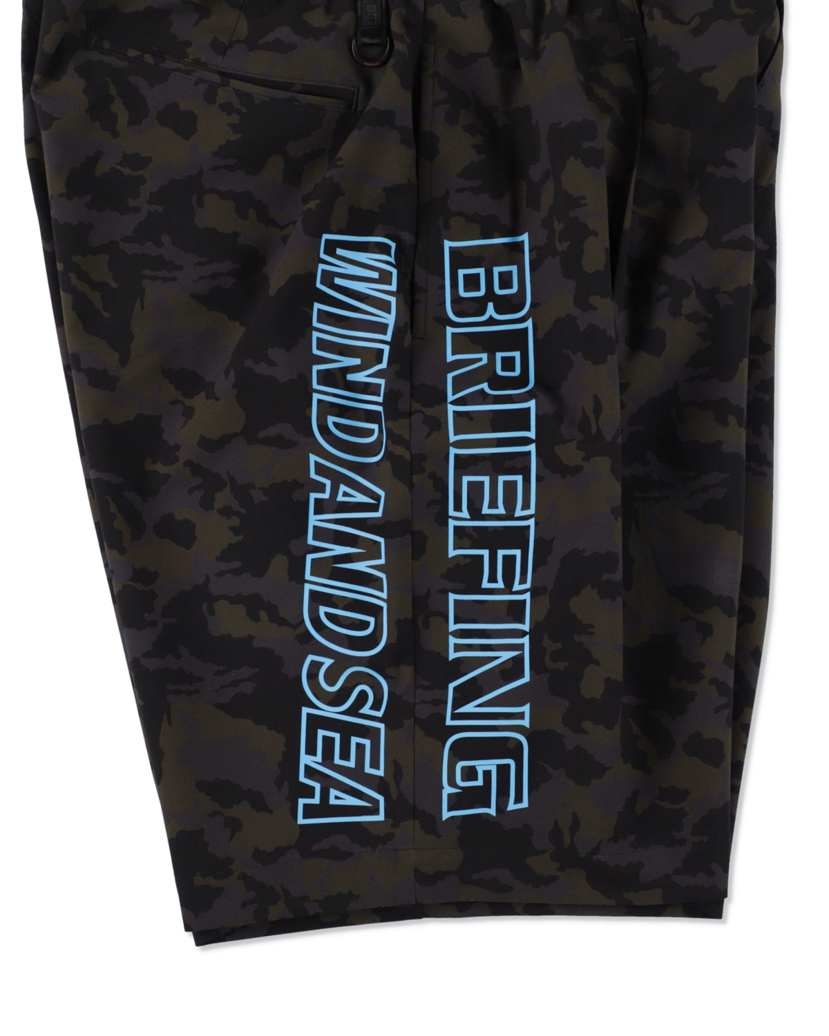 BRIEFING x WDS CAMO WIDE SHORTS – WIND AND SEA