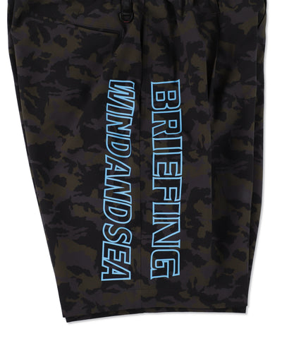 BRIEFING x WDS CAMO WIDE SHORTS
