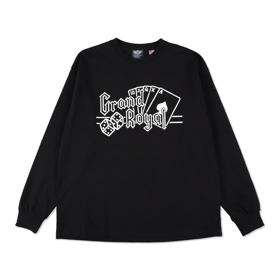 GRAND ROYAL L/S Tee / BLACK