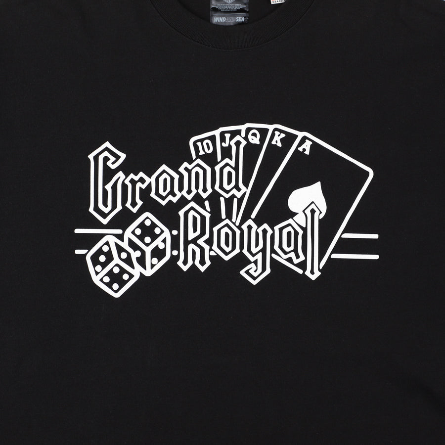 GRAND ROYAL L/S Tee / BLACK