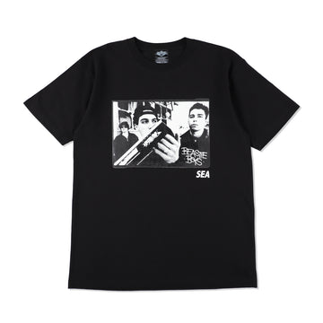 Check Your Head (BEASTIE BOYS tagging) Photo S/S Tee / BLACK