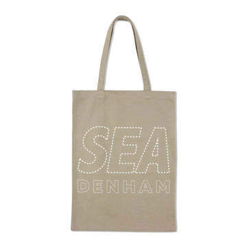DENHAM x WDS Canvas Tote Bag (Large) / SEA_BROWN