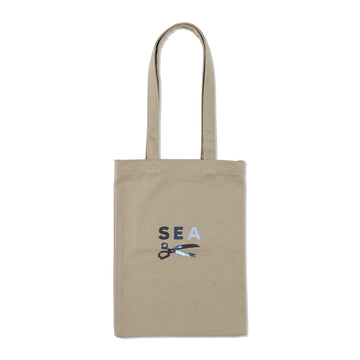 DENHAM x WDS Canvas Tote Bag (Small) / SEA_BROWN