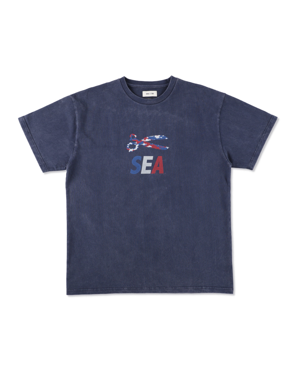 DENHAM x WDS CAMO SCISSORS SULFUR TEE