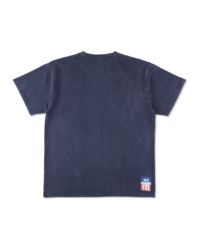 DENHAM x WDS CAMO SCISSORS SULFUR TEE