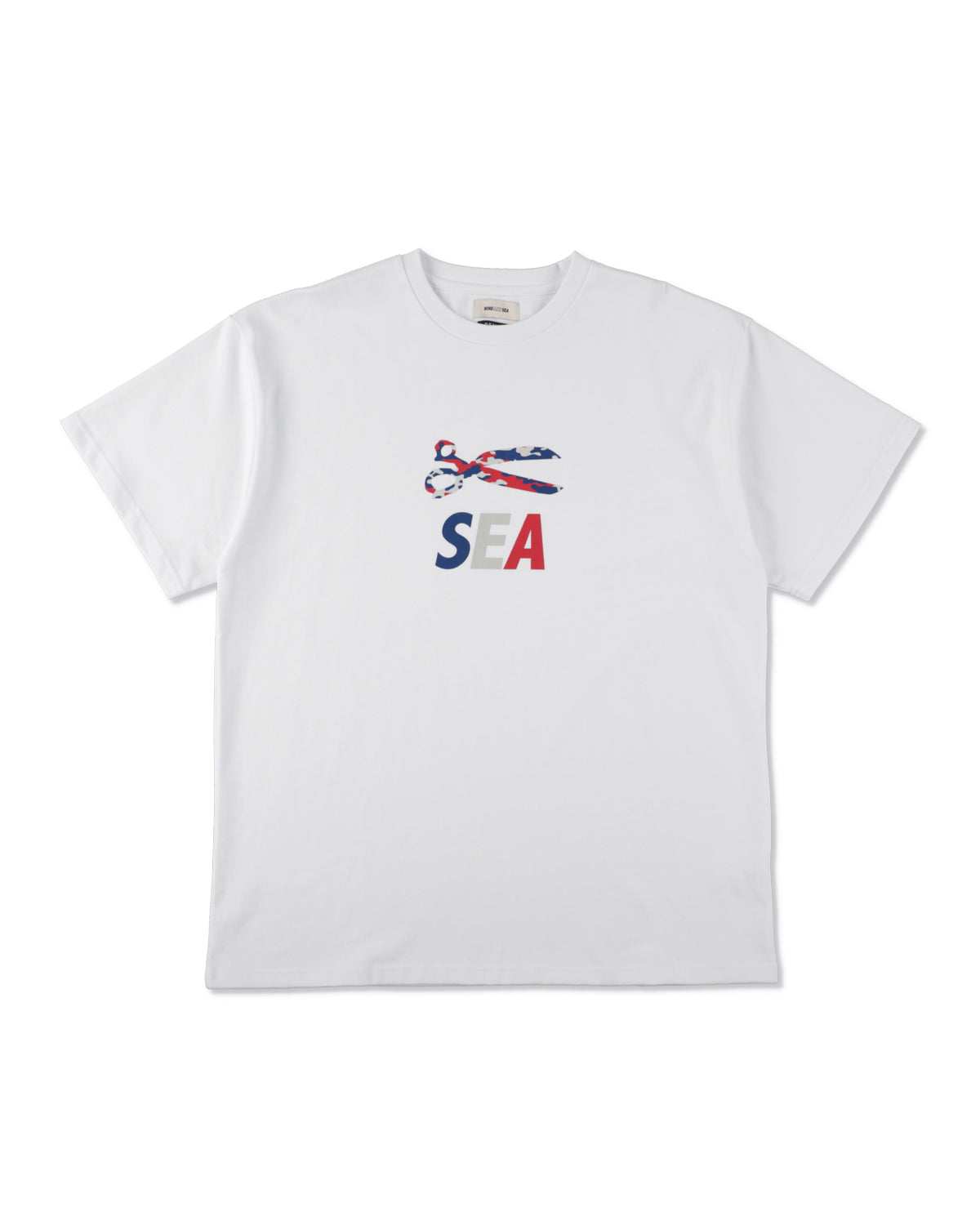 DENHAM x WDS CAMO SCISSORS SULFUR TEE