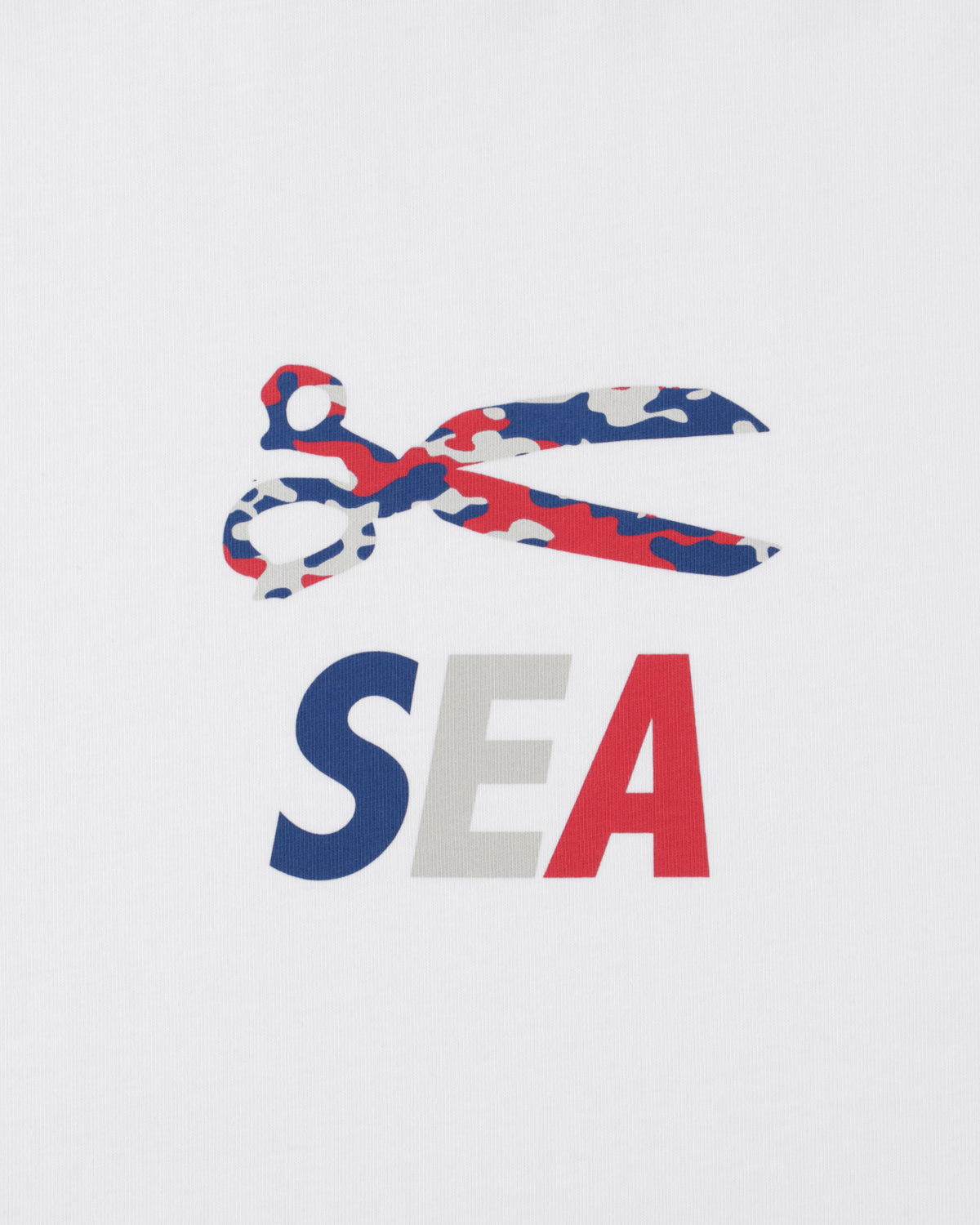DENHAM x WDS CAMO SCISSORS SULFUR TEE – WIND AND SEA