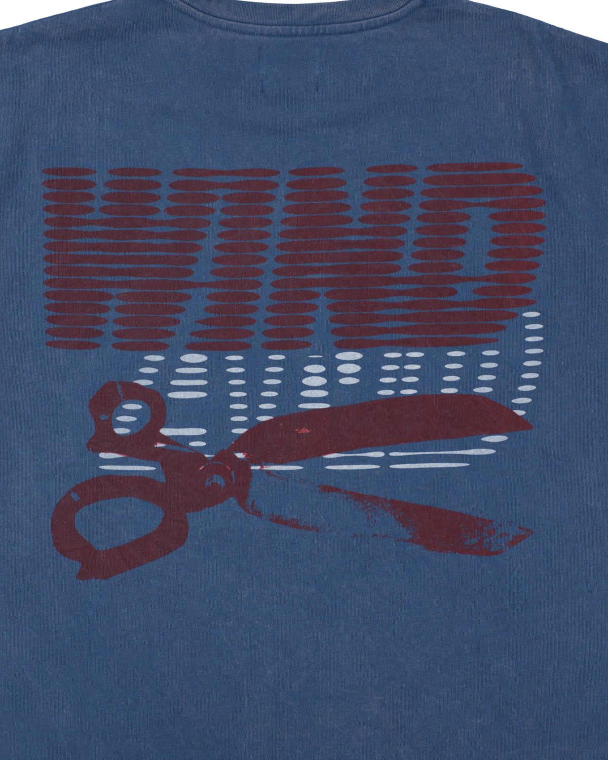 DENHAM x WDS LINE HALFTONE SCISSORS SULFUR TEE – WIND AND SEA