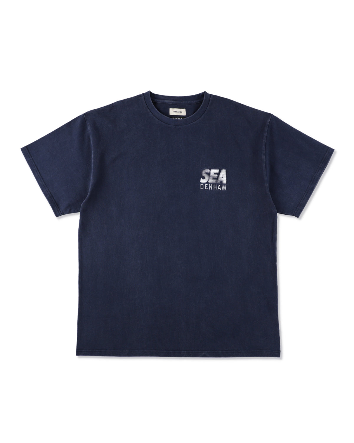 DENHAM x WDS LINE HALFTONE SCISSORS SULFUR TEE – WIND AND SEA
