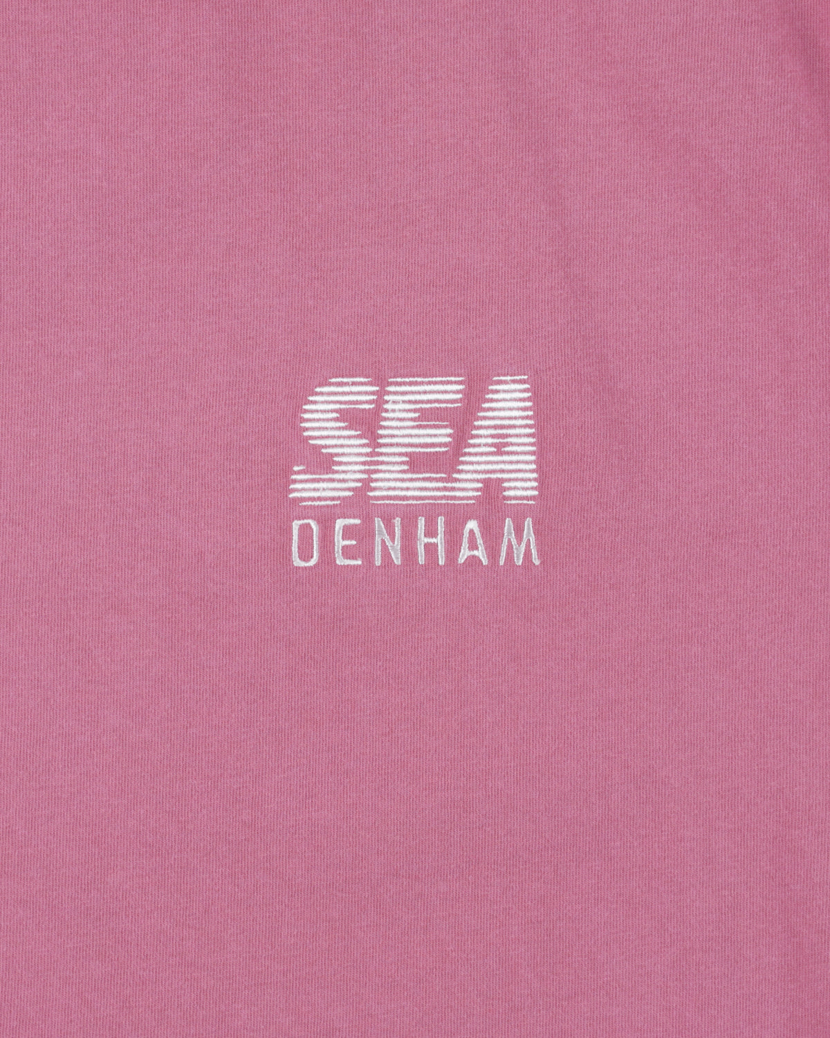 DENHAM x WDS LINE HALFTONE SCISSORS SULFUR TEE