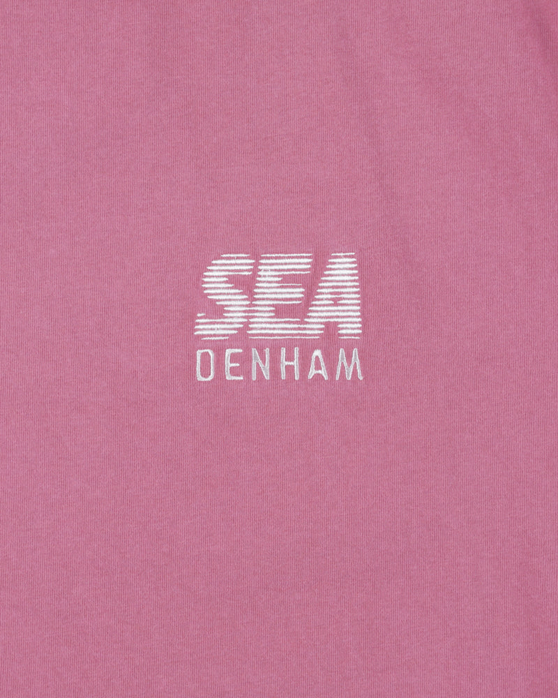 DENHAM x WDS LINE HALFTONE SCISSORS SULFUR TEE