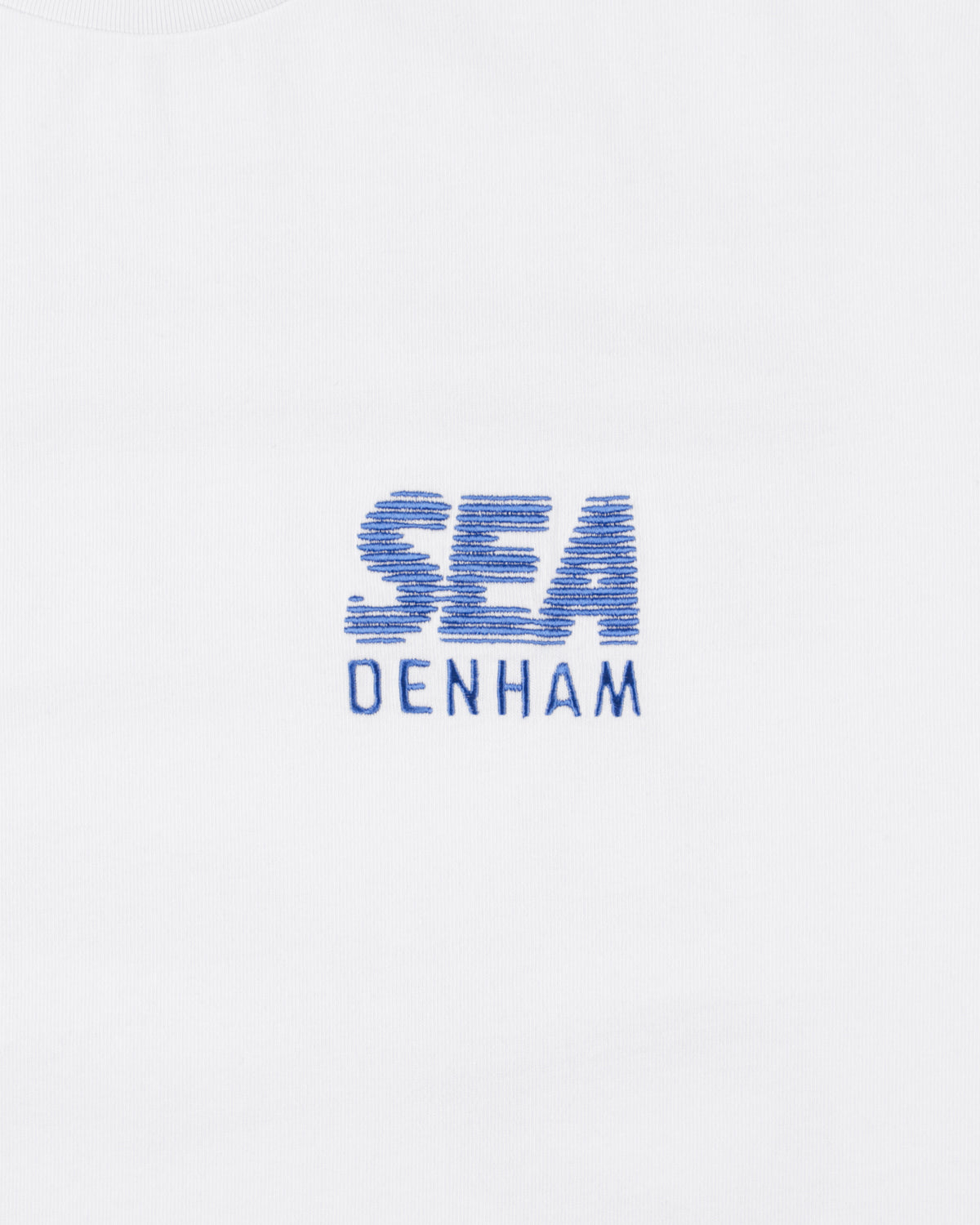 DENHAM x WDS LINE HALFTONE SCISSORS SULFUR TEE