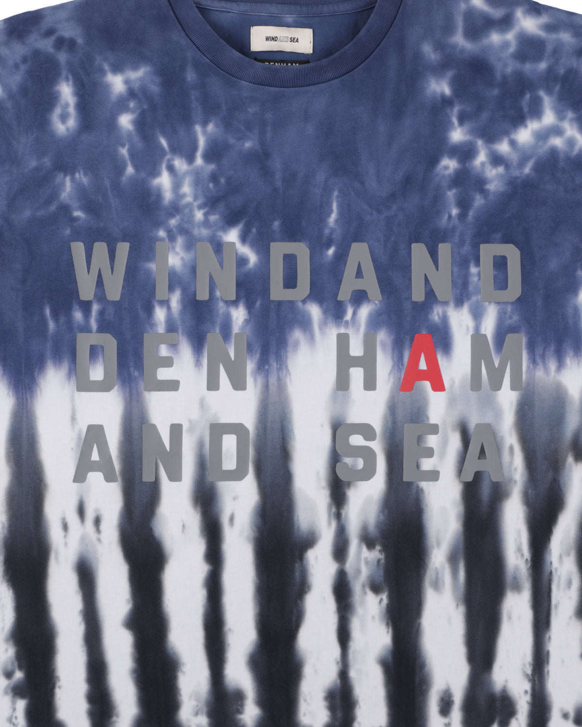DENHAM x WDS STRIPE TYE DYE TEE