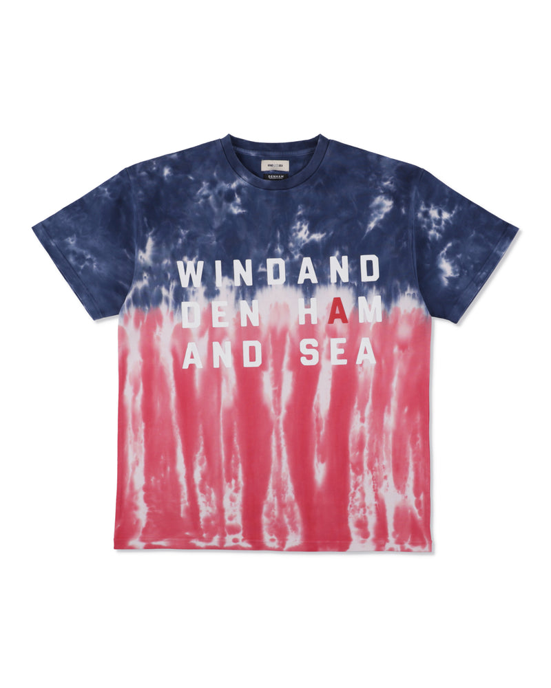 DENHAM x WDS STRIPE TYE DYE TEE