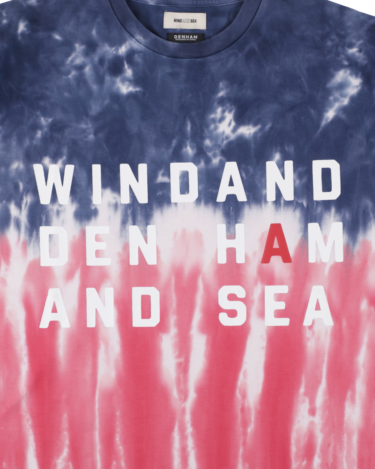 DENHAM x WDS STRIPE TYE DYE TEE