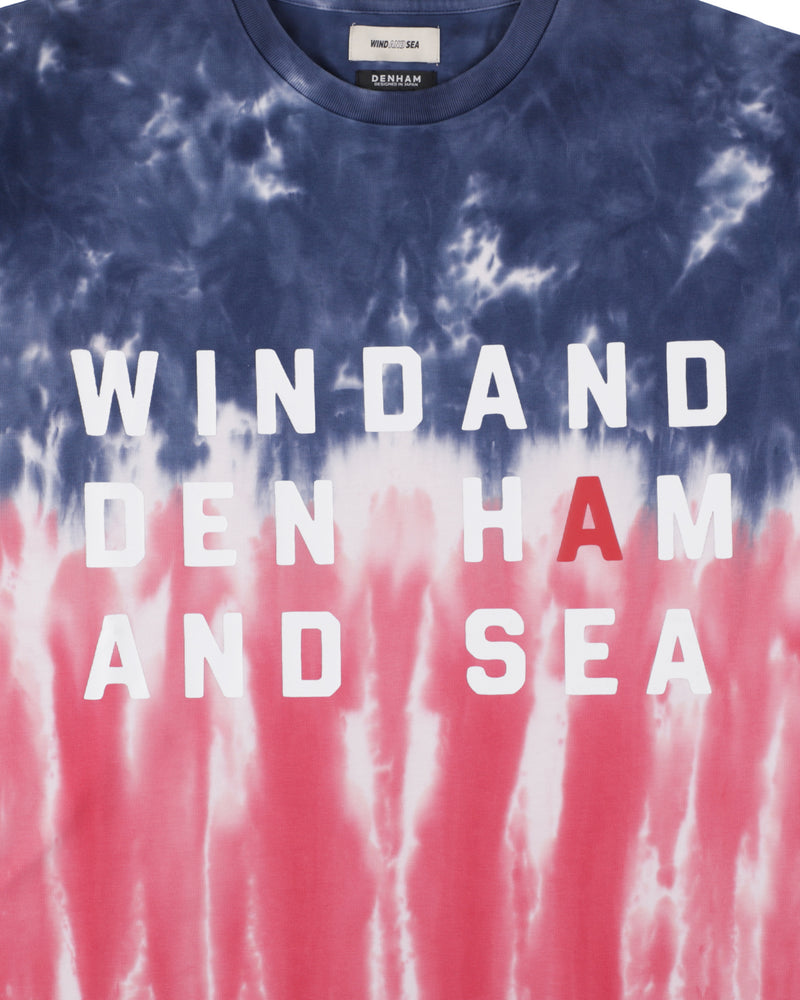 DENHAM x WDS STRIPE TYE DYE TEE