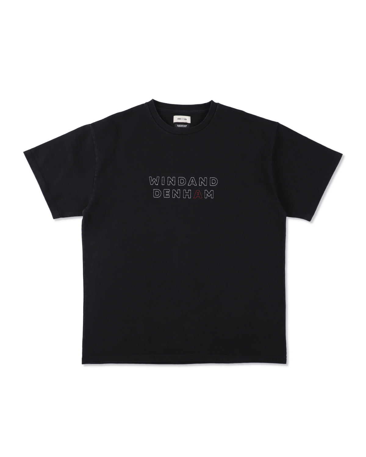 DENHAM x WDS STRIPE PACHWORK SCISSORS TEE – WIND AND SEA
