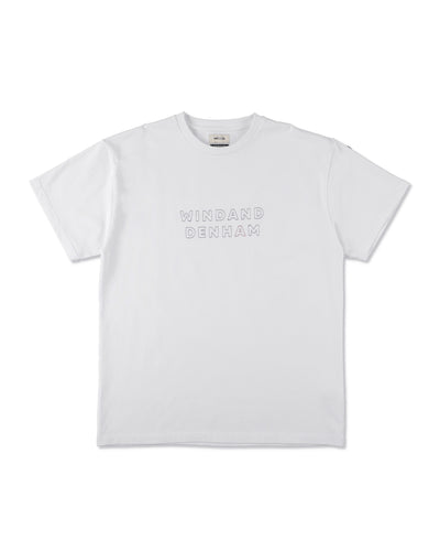 DENHAM x WDS STRIPE PACHWORK SCISSORS TEE