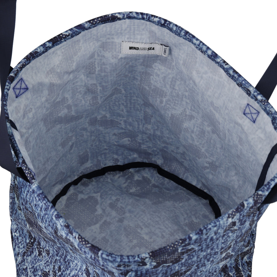 FDMTL x WDS Printed Boro LAUNDRY BAG / INDIGO