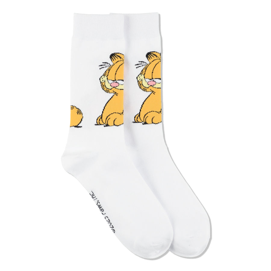 GARFIELD x WDS SOCKS / WHITE