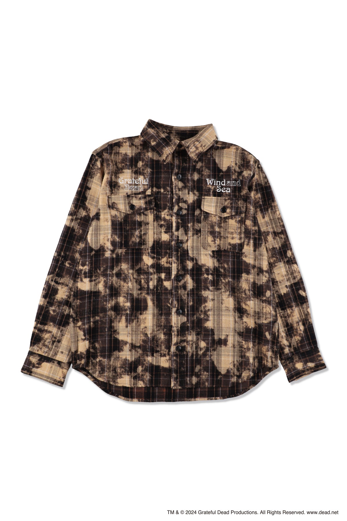 Grateful Dead x WDS Dameged Heavy Plaid Shirt