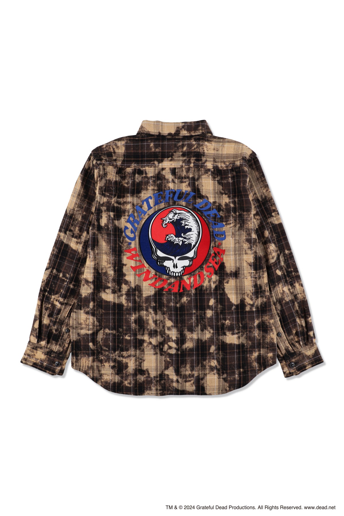 Grateful Dead x WDS Dameged Heavy Plaid Shirt