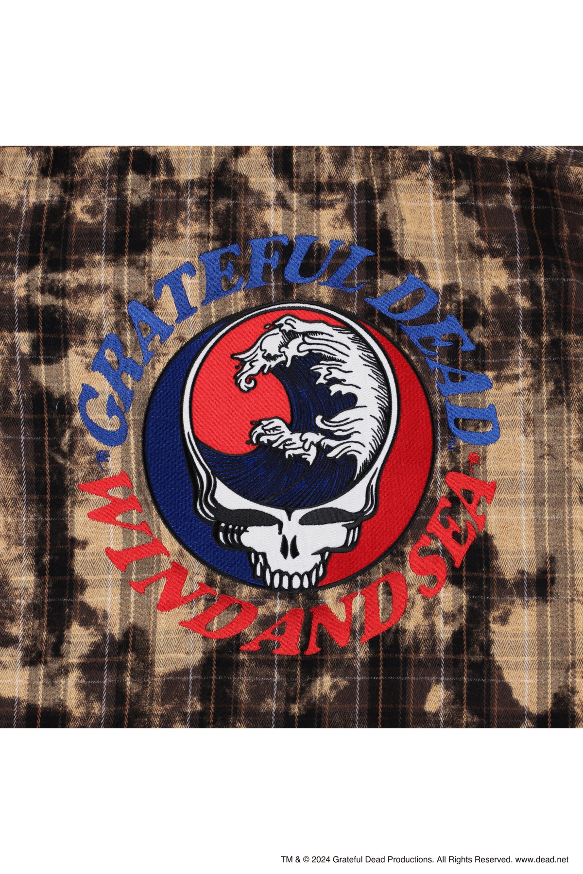 Grateful Dead x WDS Dameged Heavy Plaid Shirt