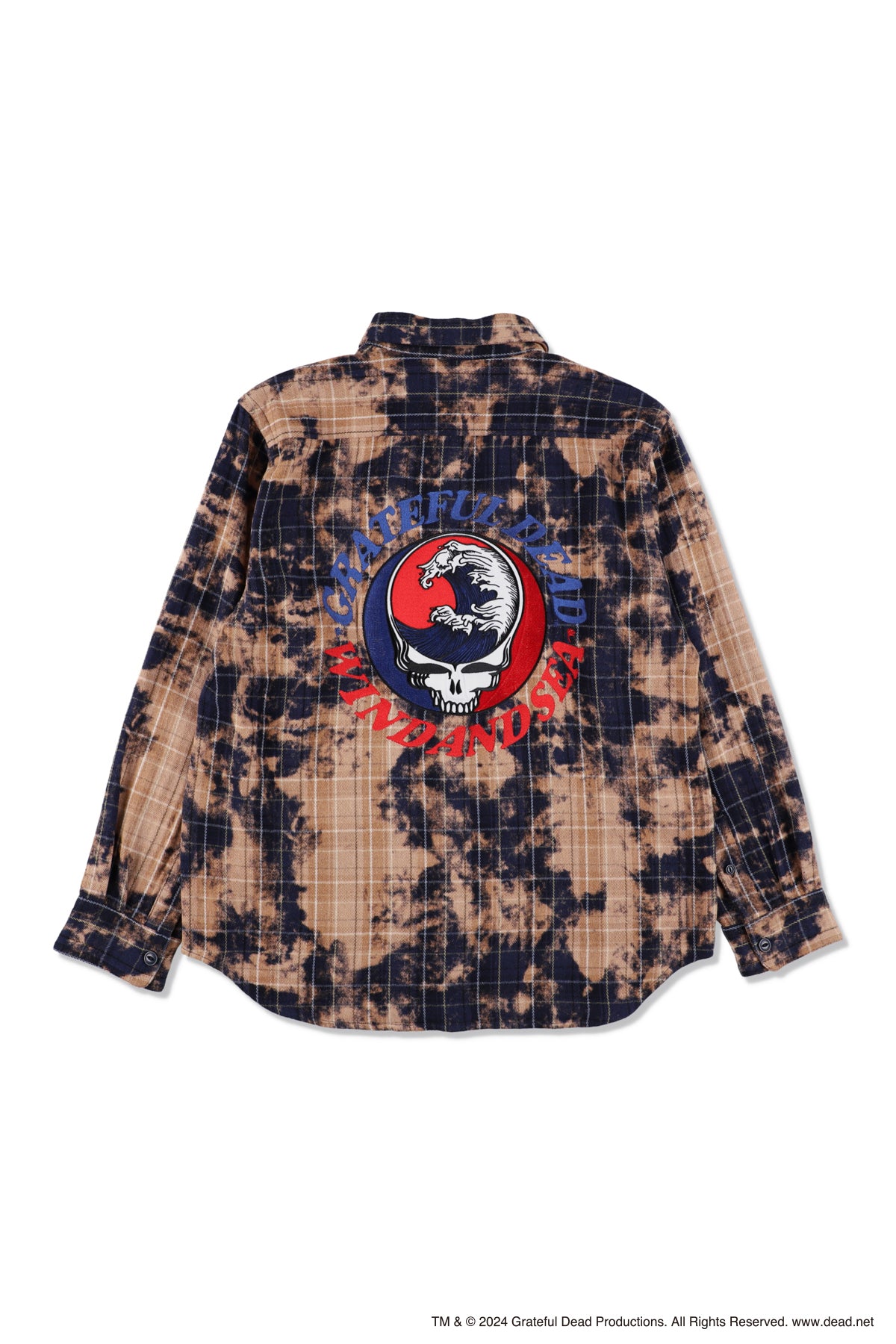 Grateful Dead x WDS Dameged Heavy Plaid Shirt