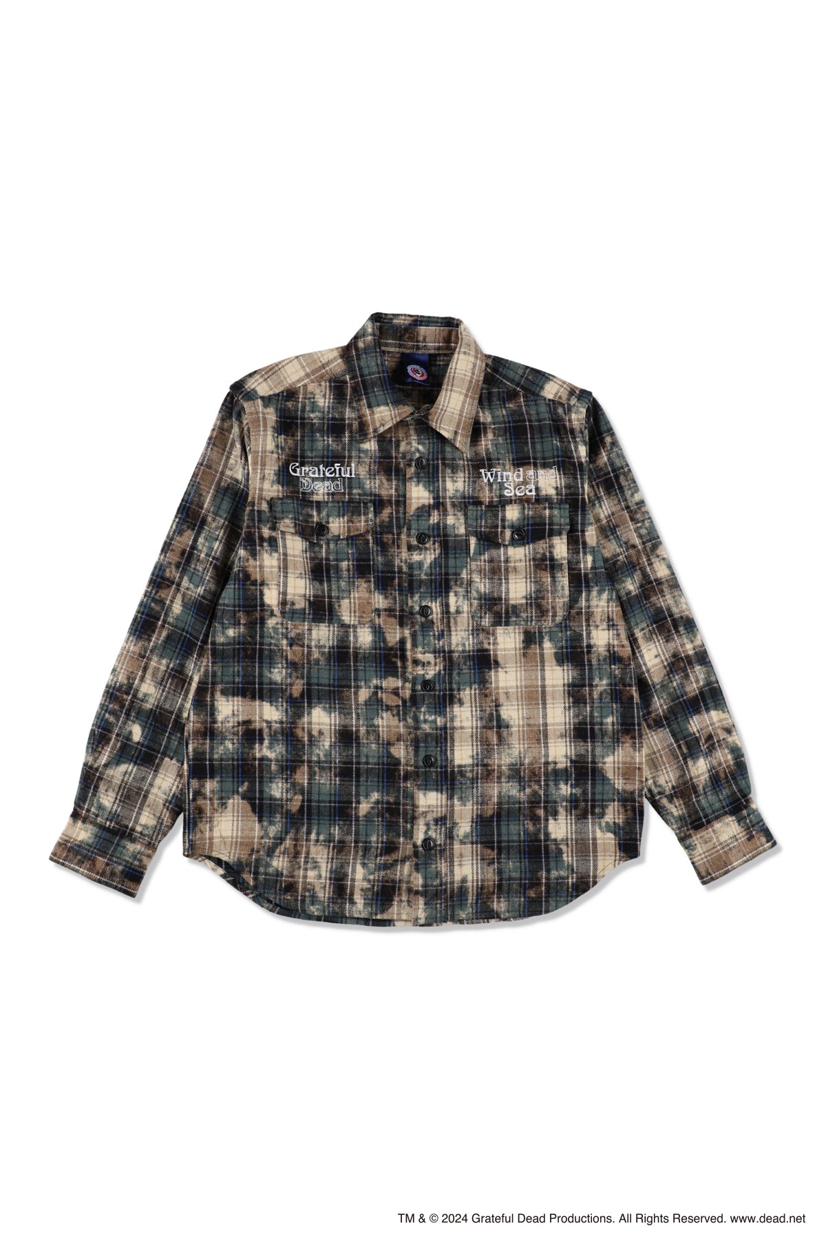 Grateful Dead x WDS Dameged Heavy Plaid Shirt