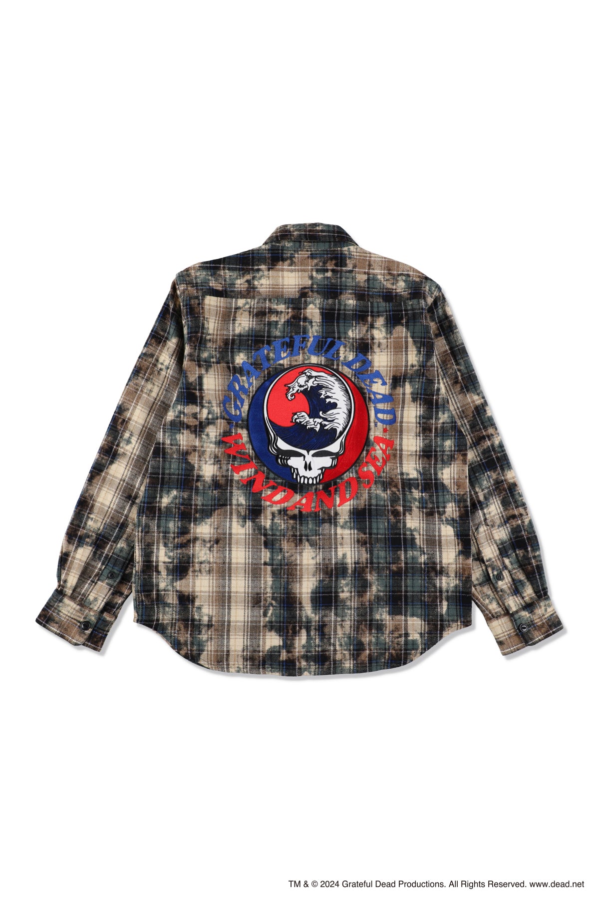 Grateful Dead x WDS Dameged Heavy Plaid Shirt