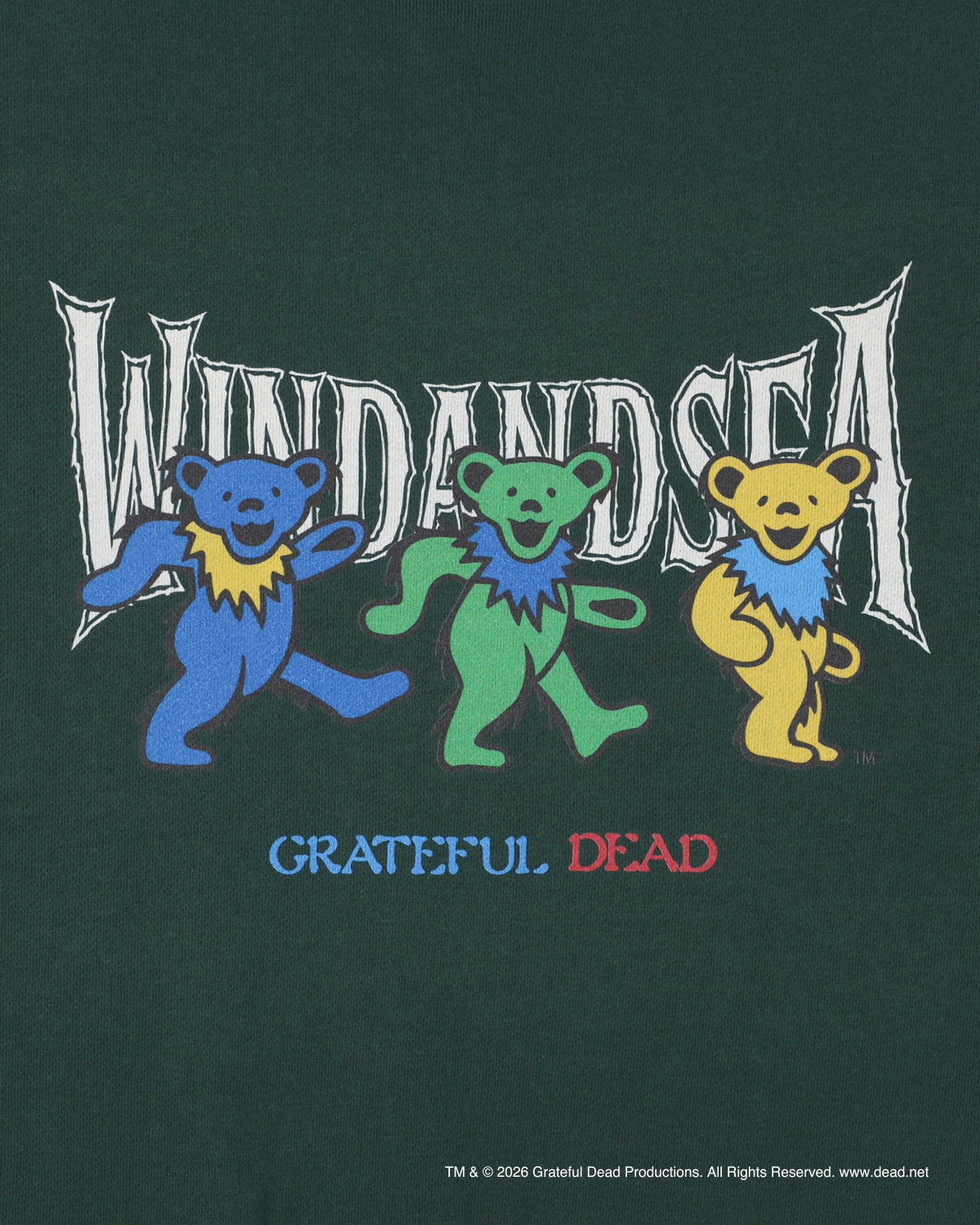 GRATEFUL DEAD x WDS Crew Neck Sweat Shirt
