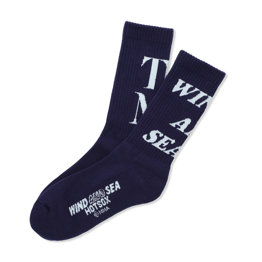 THE MET x HOT SOX x WDS Logo Socks / DARK_NAVY