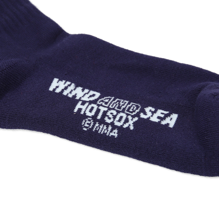 THE MET x HOT SOX x WDS Logo Socks / DARK_NAVY