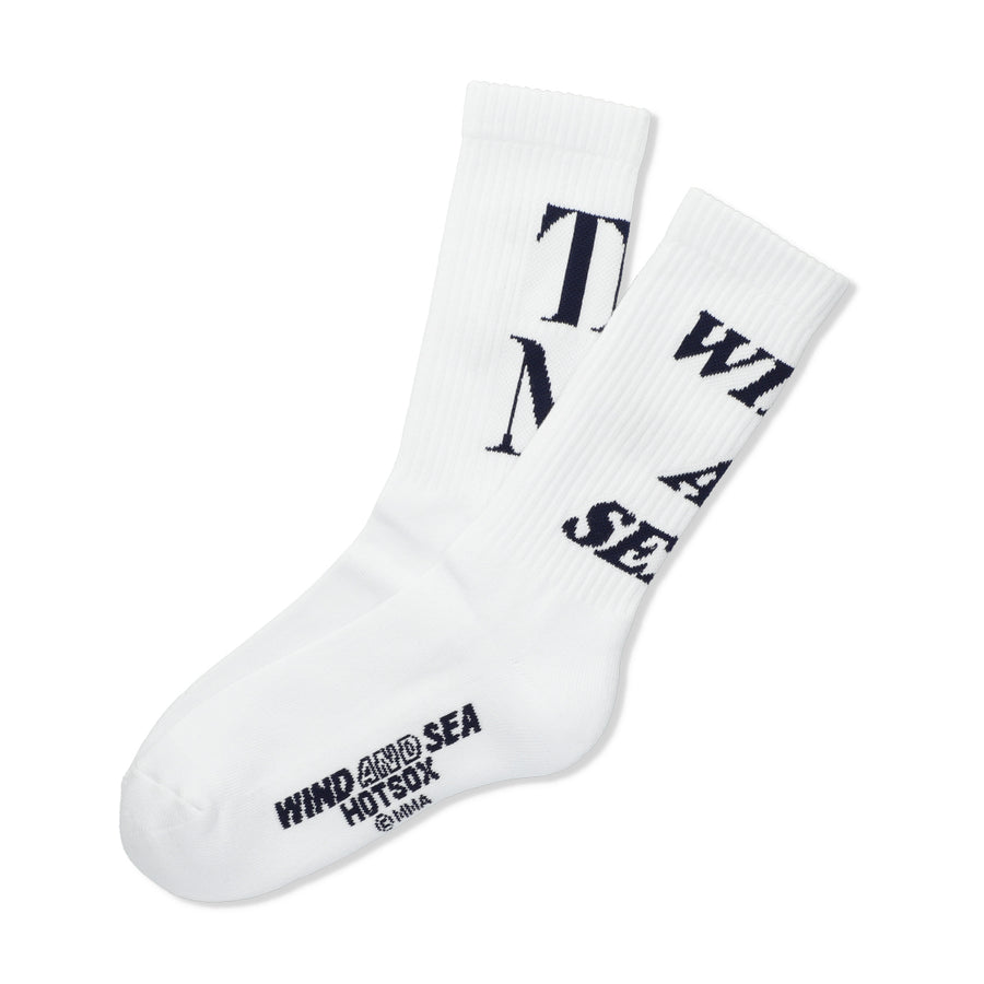 THE MET x HOT SOX x WDS Logo Socks / WHITE