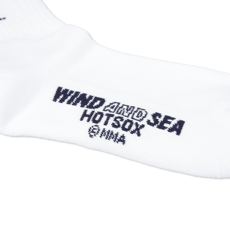 THE MET x HOT SOX x WDS Logo Socks / WHITE