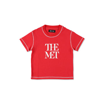 THE MET x WDS Kids Logo Tee / RED