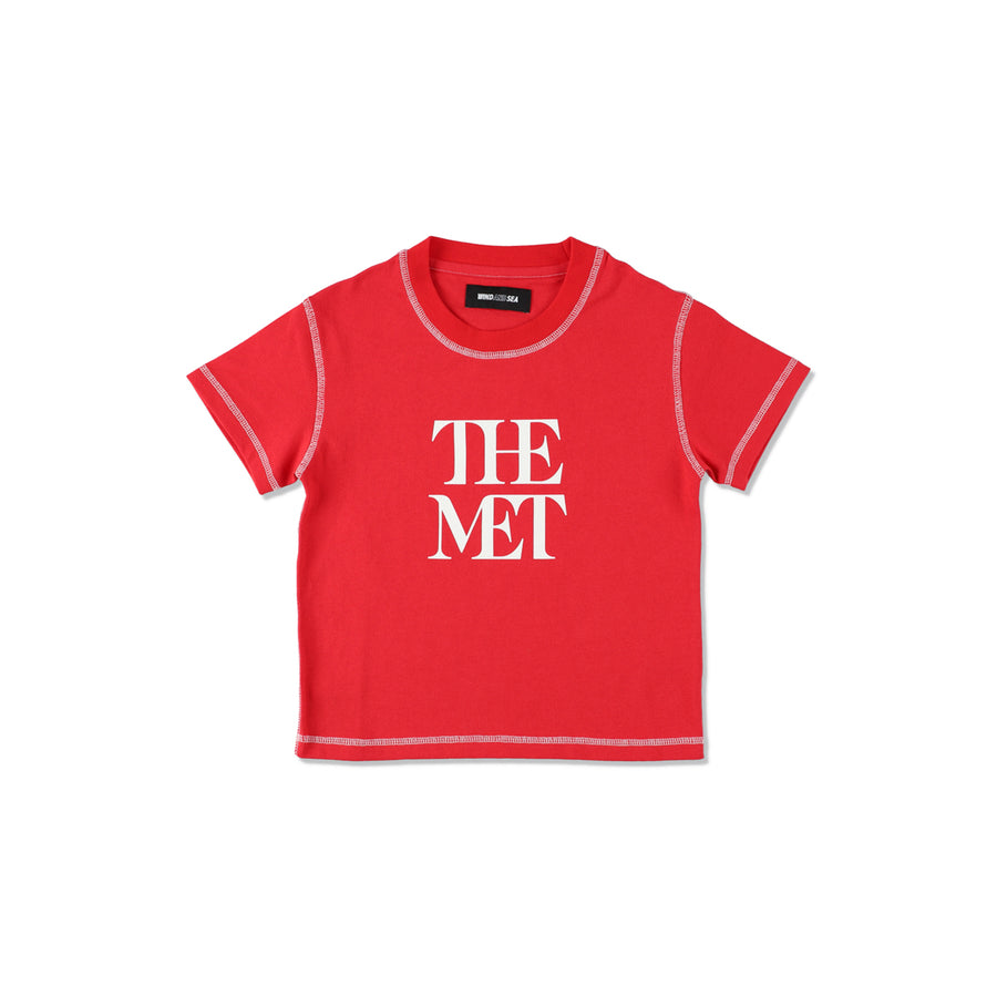 THE MET x WDS Kids Logo Tee / RED