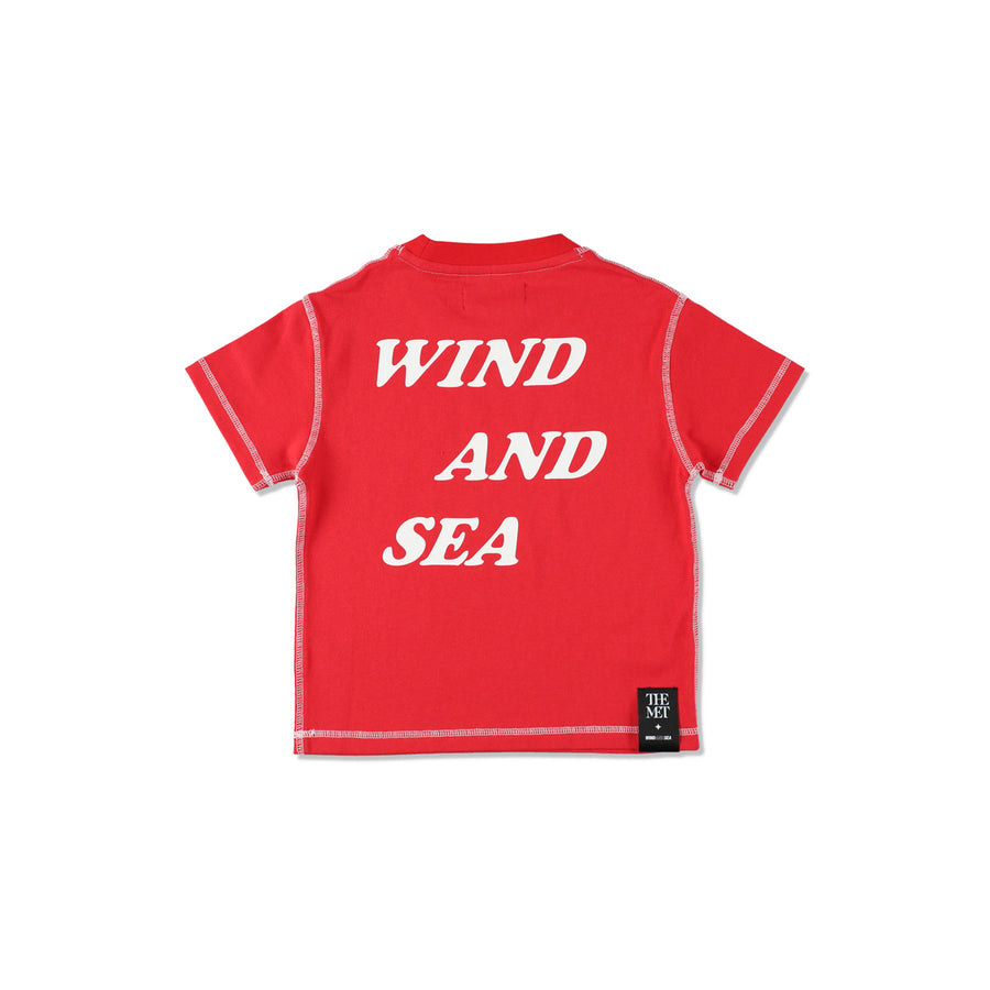 THE MET x WDS Kids Logo Tee / RED