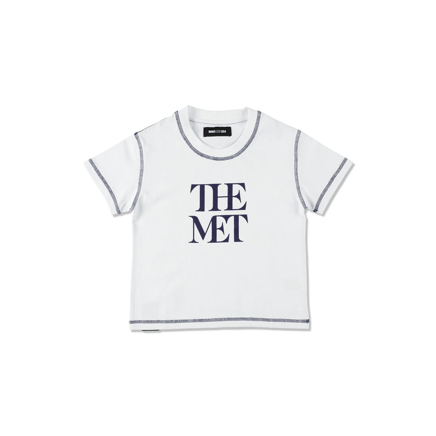 THE MET x WDS Kids Logo Tee / WHITE