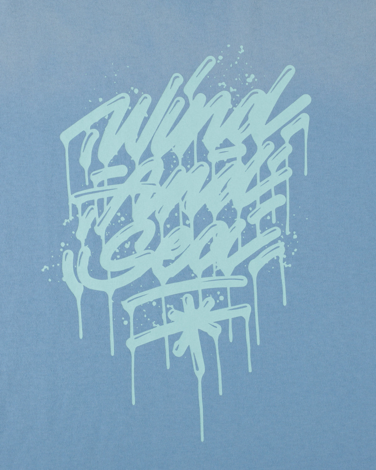 IT'S A LIVING X WDS SPRAY FADE TEE ブラック IT'S A LIVING x WDS SPRAY FADE TEE – WIND AND SEA