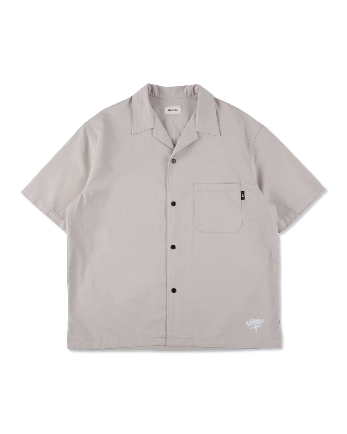 IT'S A LIVING x WDS OPEN COLLAR S/S SHIRT – WIND AND SEA