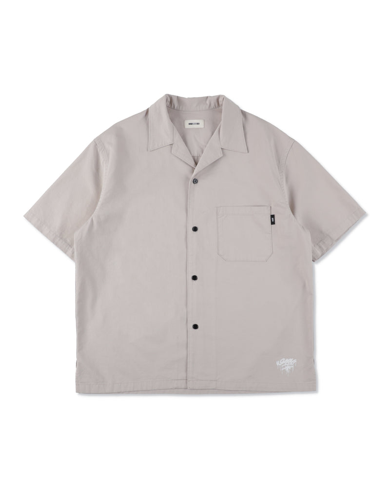 IT'S A LIVING x WDS OPEN COLLAR S/S SHIRT