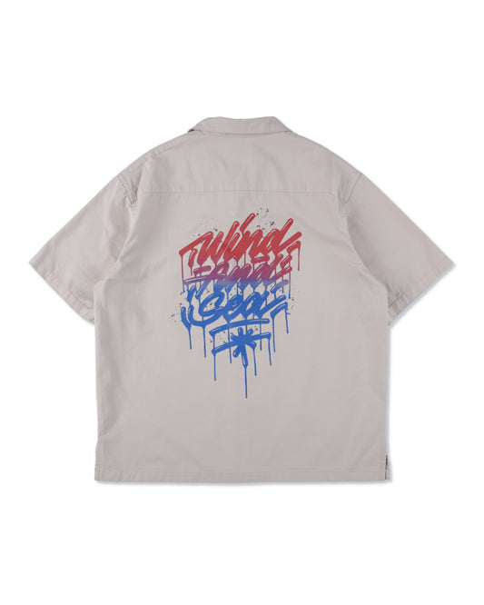 IT'S A LIVING x WDS OPEN COLLAR S/S SHIRT