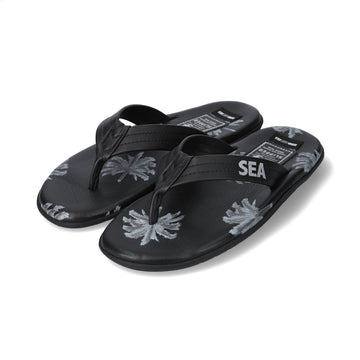 ISLAND SLIPPER x WDS PB202 LEATHER SANDAL / BLACK