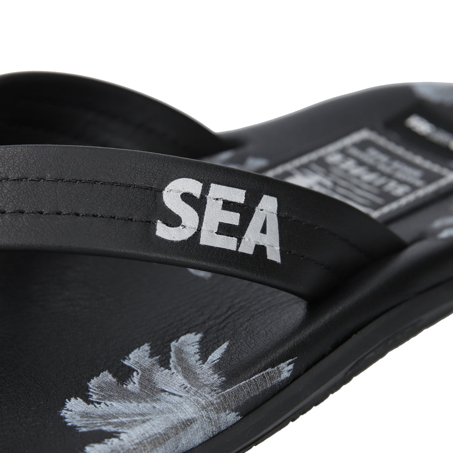 ISLAND SLIPPER x WDS PB202 LEATHER SANDAL / BLACK