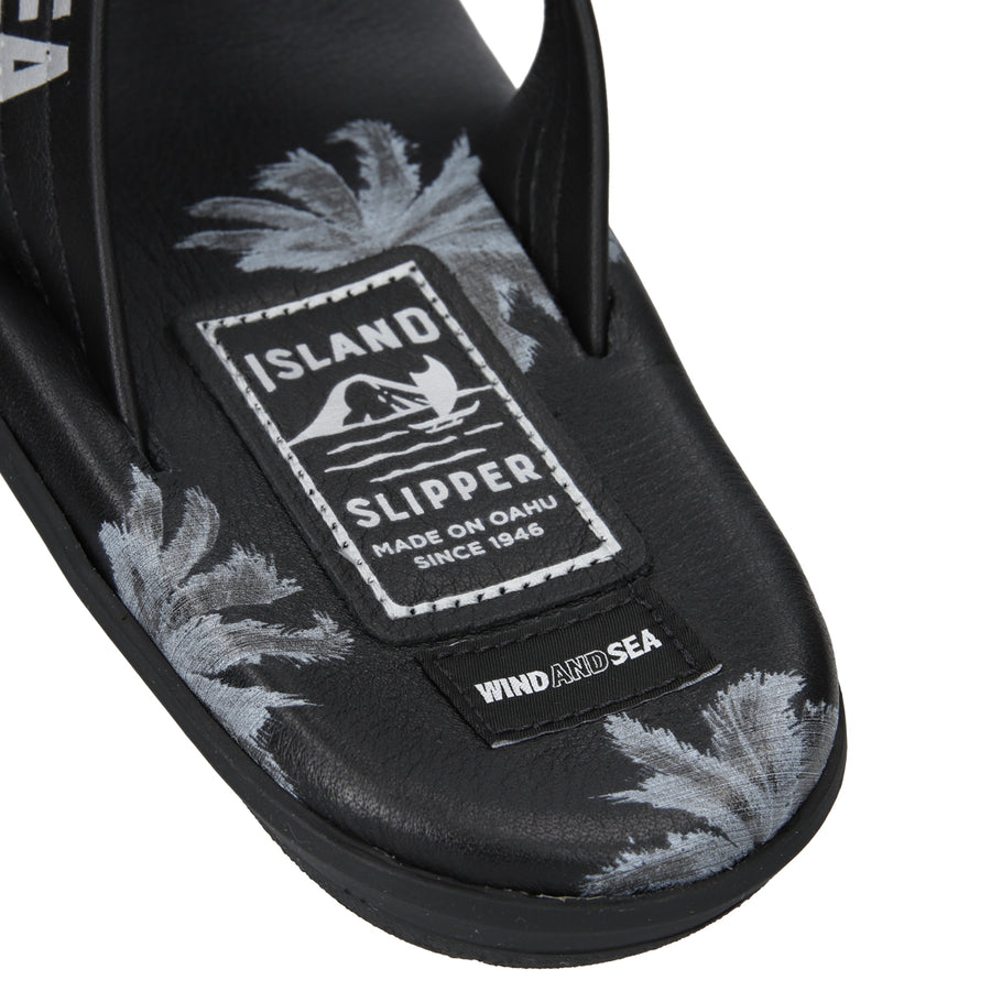 ISLAND SLIPPER x WDS PB202 LEATHER SANDAL / BLACK